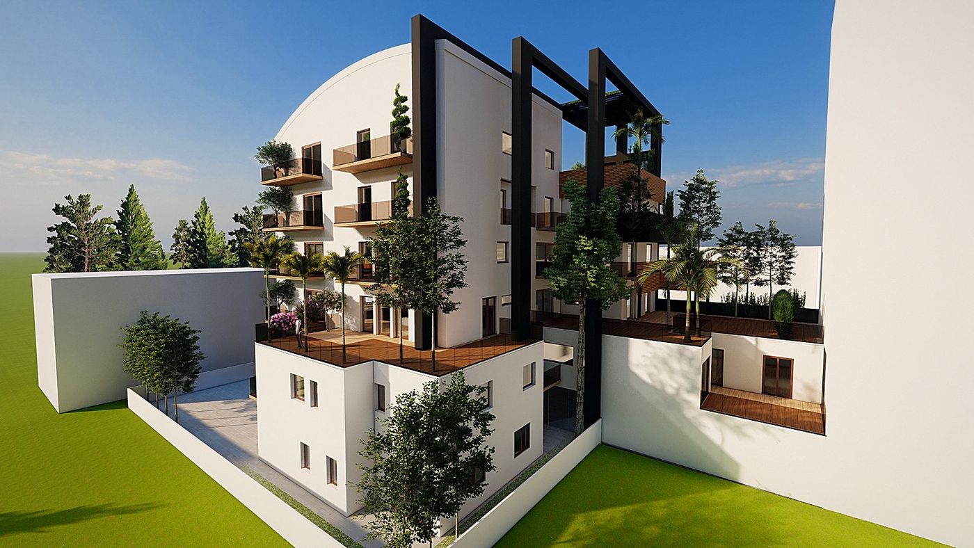Via Alfieri: the inner front towards the garden
